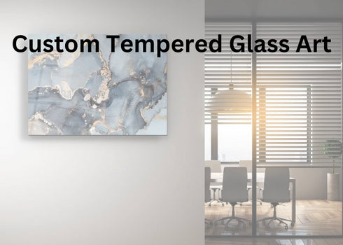 Custom Tempered Glass Wall art