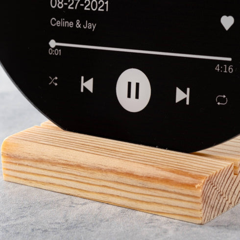 Song Plaque Vinyl Printing Record Acrylic Personalized Song