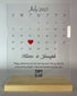 Calendar Anniversary Acrylic Plaque