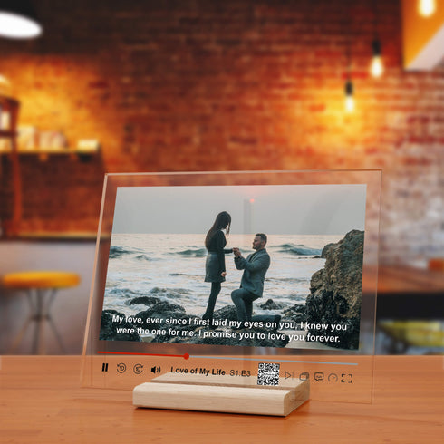 Movie Player Acrylic Plaque