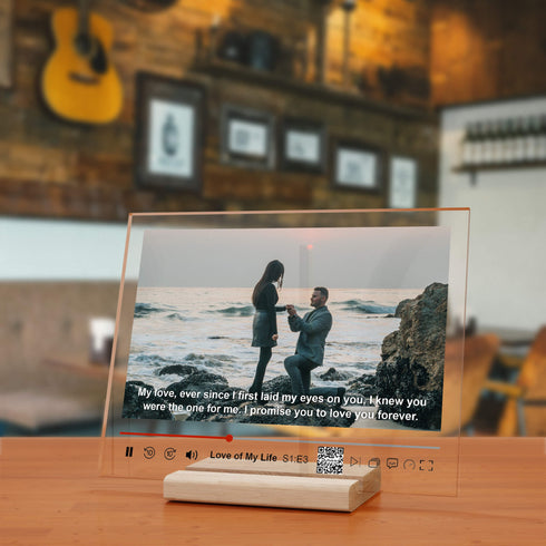 Movie Player Acrylic Plaque