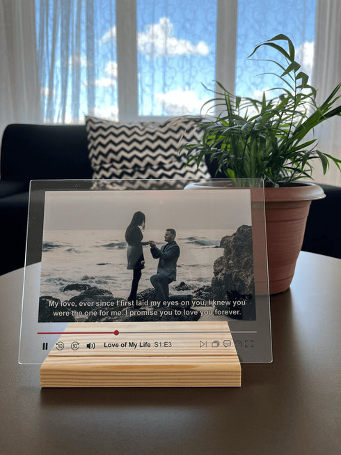 Movie Player Acrylic Plaque