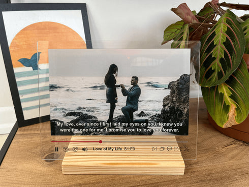 Movie Player Acrylic Plaque