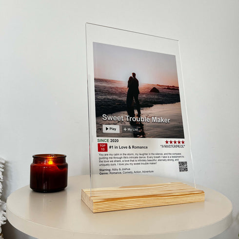 Movie Poster Acrylic Plaque