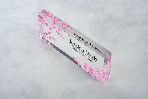 Personalized Acrylic Name Plate Office Decor Custom Sign