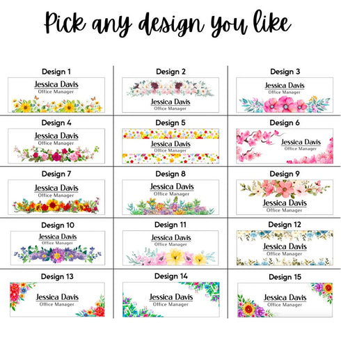 Personalized Acrylic Name Plate Office Decor Custom Sign