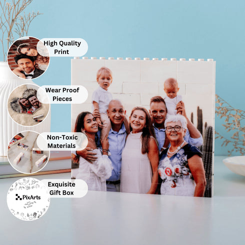 Custom Building Brick Personalized Photo Block Puzzle