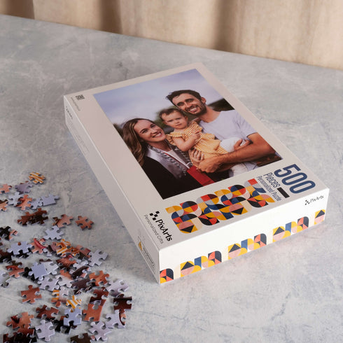 Custom Jigsaw Puzzle Personalized Gift with Box 99/500/1000 Pieces, Custom Photo Puzzle, Portrait Puzzle