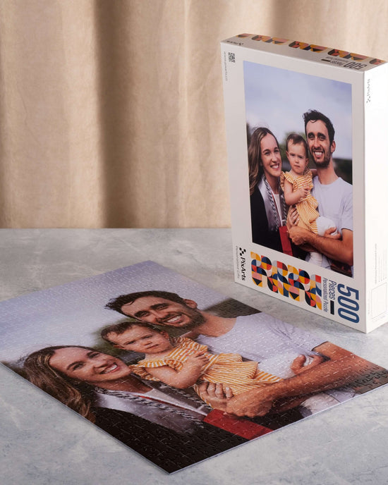 PixArts Personalized Gift Store Home Page Custom Jigsaw Puzzles Mobile Header