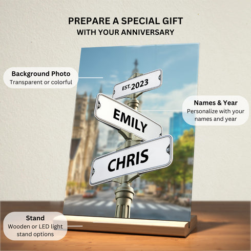 Street Sign Acrylic Plaque