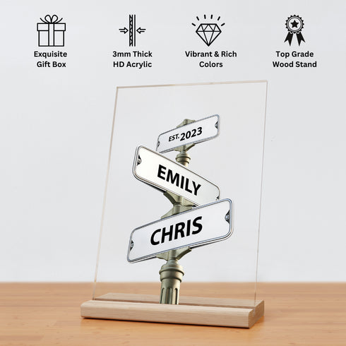 Street Sign Acrylic Plaque