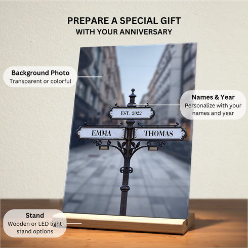 Street Sign Acrylic Plaque