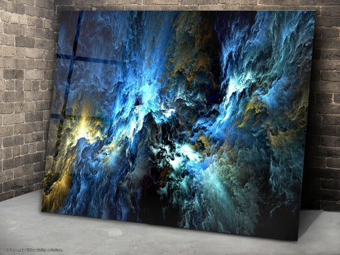 Mystic Sky Glass Wall Art Decor Glass Large Wall Art Glass Printing Abstract Wall Art