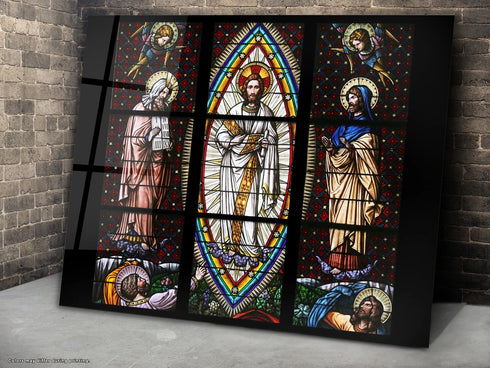 The Transfiguration Mosaic Glass Wall Art Jesus Christ Wall Art Religious Art Decor