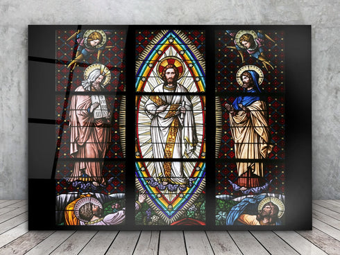The Transfiguration Mosaic Glass Wall Art Jesus Christ Wall Art Religious Art Decor