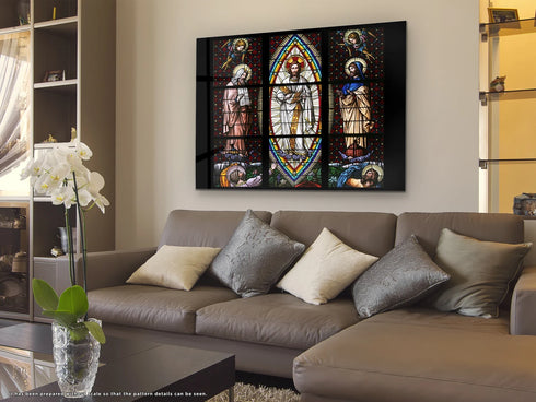 The Transfiguration Mosaic Glass Wall Art Jesus Christ Wall Art Religious Art Decor