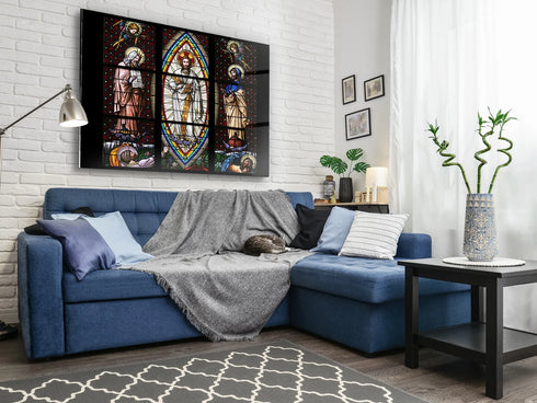 The Transfiguration Mosaic Glass Wall Art Jesus Christ Wall Art Religious Art Decor