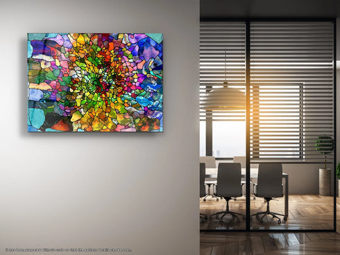 Glass Mosaic Wall Art Durable Glass Panel Glass Printing Decor Tempered Glass Art Gift Glass Wall Decor Large Wall Art Stepmom Gift